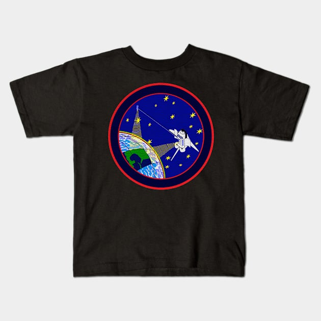 Black Panther Art - NASA Space Badge 141 Kids T-Shirt by The Black Panther